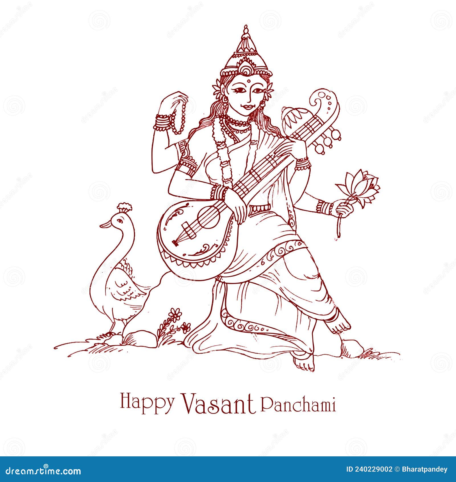Mahua Pal | Happy Basant Panchami and Saraswati Puja. May the Goddess of  Learning bestow her blessings on all of us. Happy Republic Day A  renderin... | Instagram