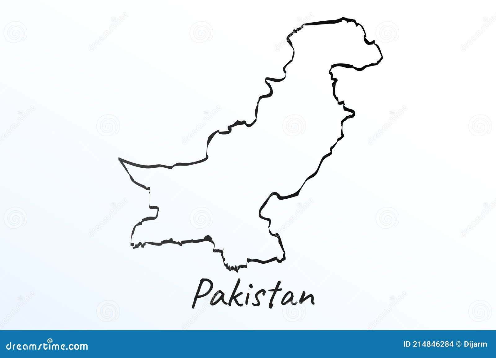 Hand Draw Map of India. Black Line Drawing Sketch. Outline Doodle on White  Background. Handwriting Script Name of the Country Stock Vector -  Illustration of drawing, india: 214669836