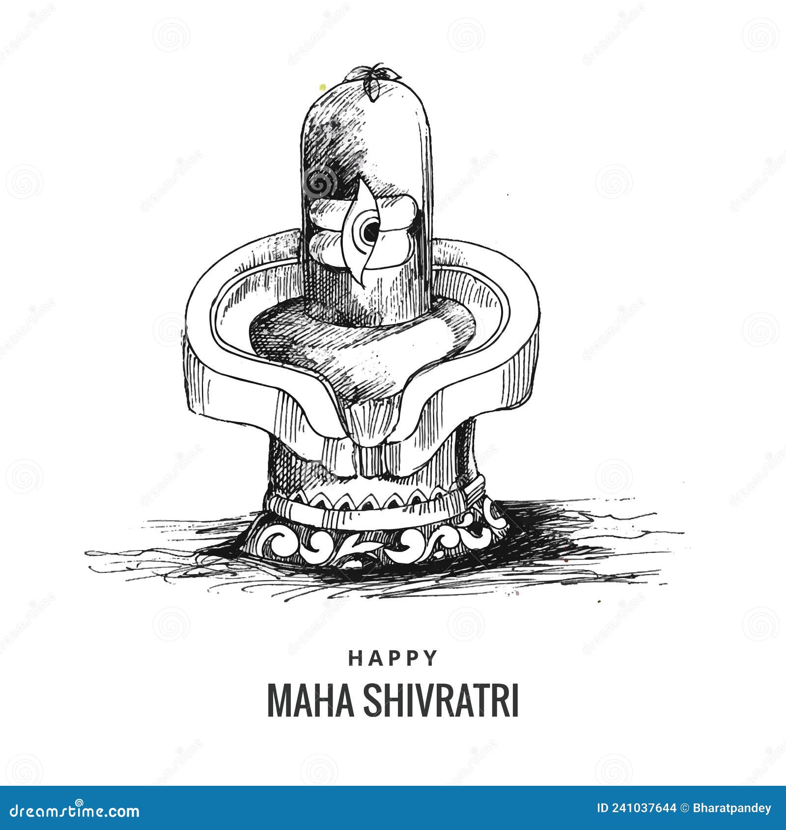 For indian festival happy sawan shivratri means Vector Image