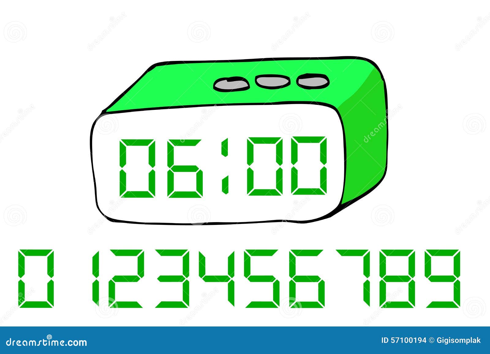 Blue Alarm Clock Drawing Illustration PNG Images | AI Free Download -  Pikbest