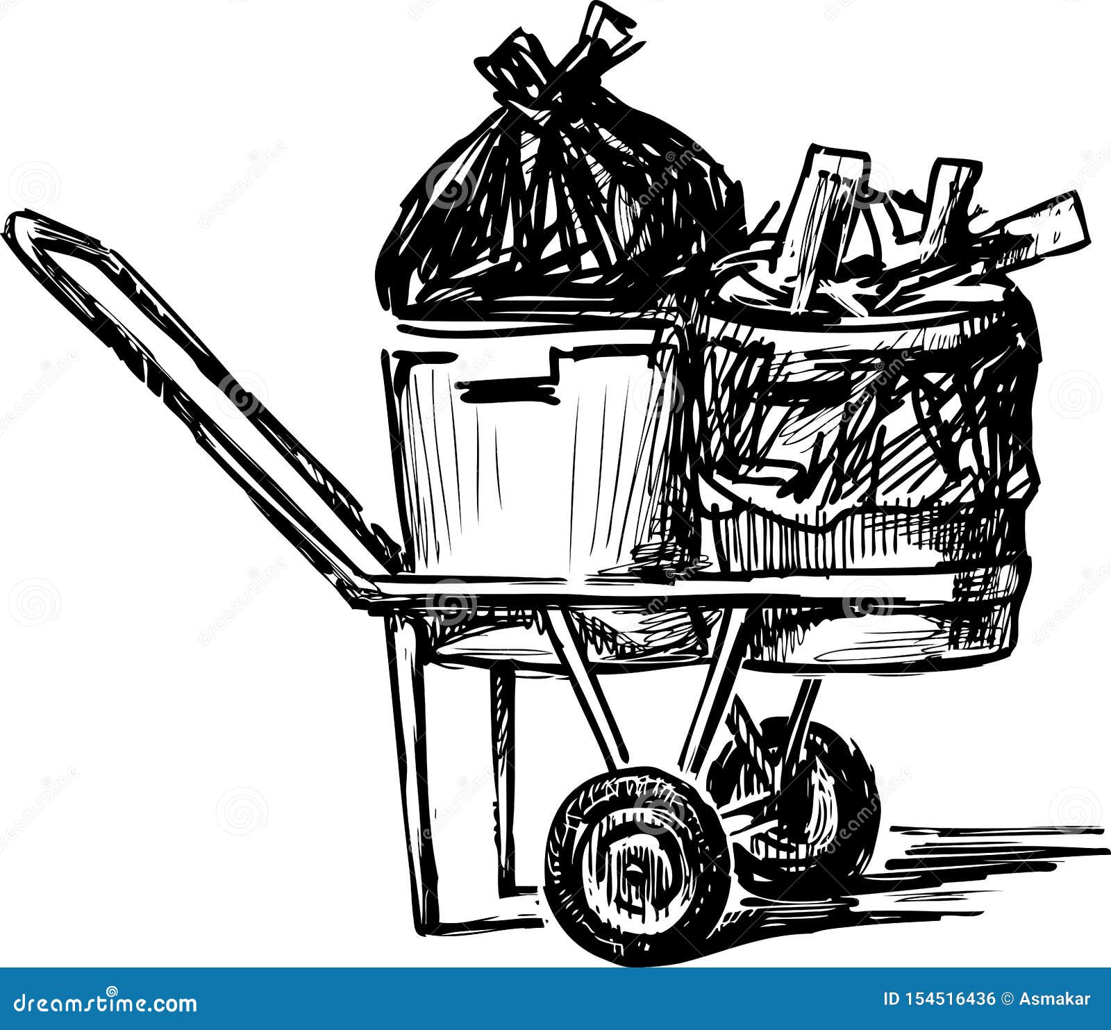Download Garbage Can Drawing Pencil RoyaltyFree Stock Illustration Image   Pixabay