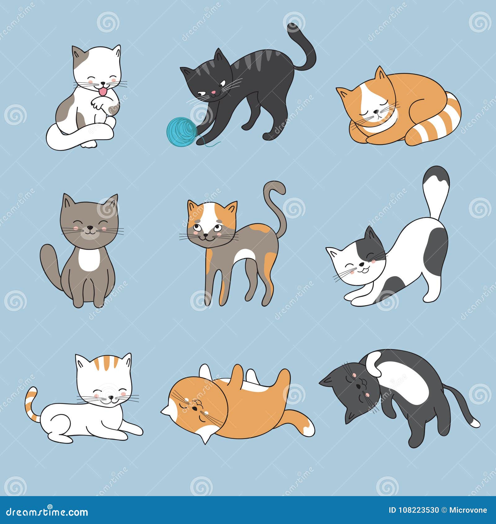 Cute Cartoon Cats Easy To Draw Cat S Blog Cute Cartoon Cats Easy To Draw Cat S Blog