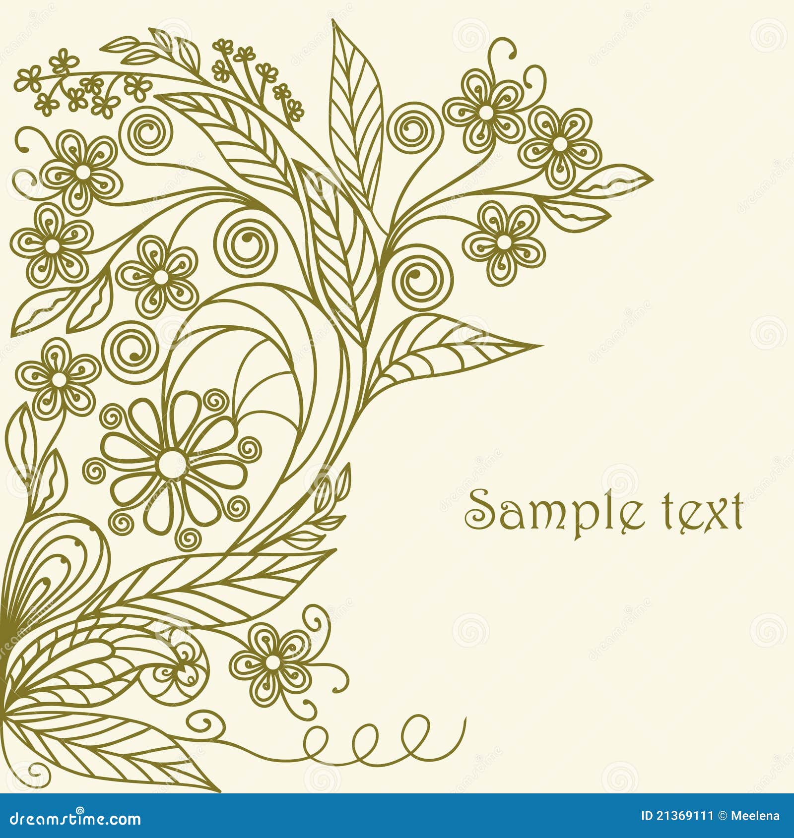 tumblr themes blue Floral Hand 21369111 Image:  Drawing Pattern  Stock Image