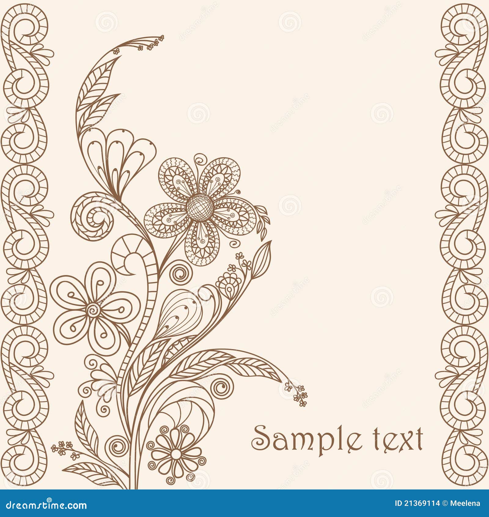 romantic drawings tumblr Pattern Floral Stock  Hand 21369114 Drawing Image:  Images