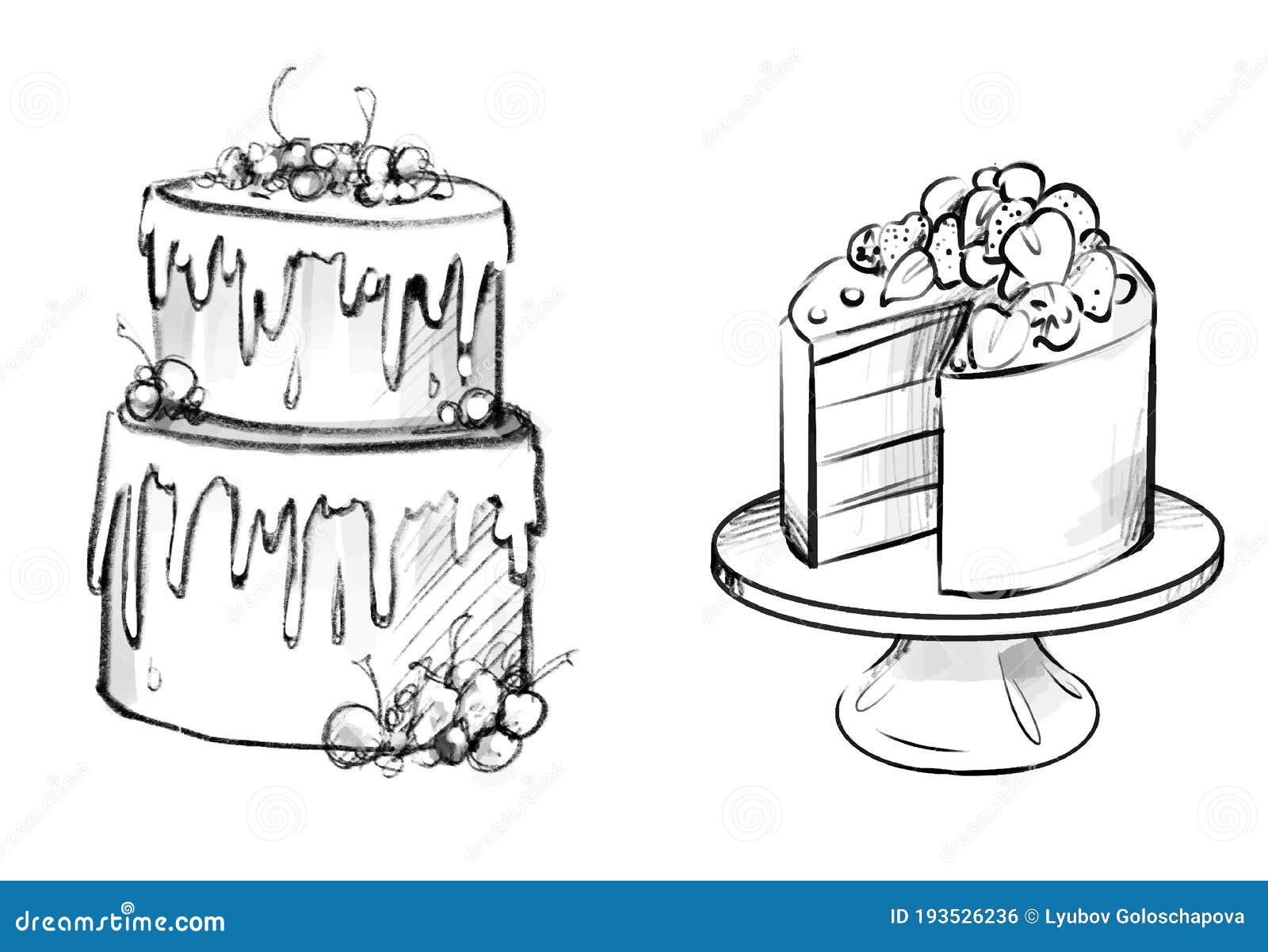 Wedding cake Vectors  Illustrations for Free Download  Freepik