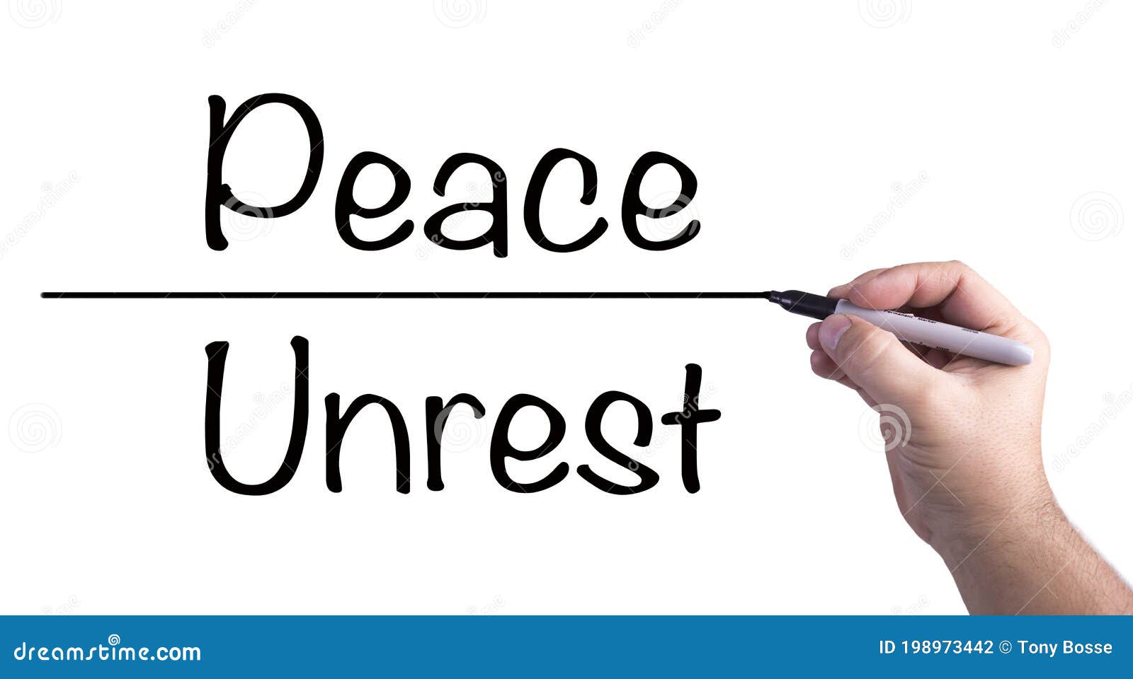 drawing the line between peace and unrest