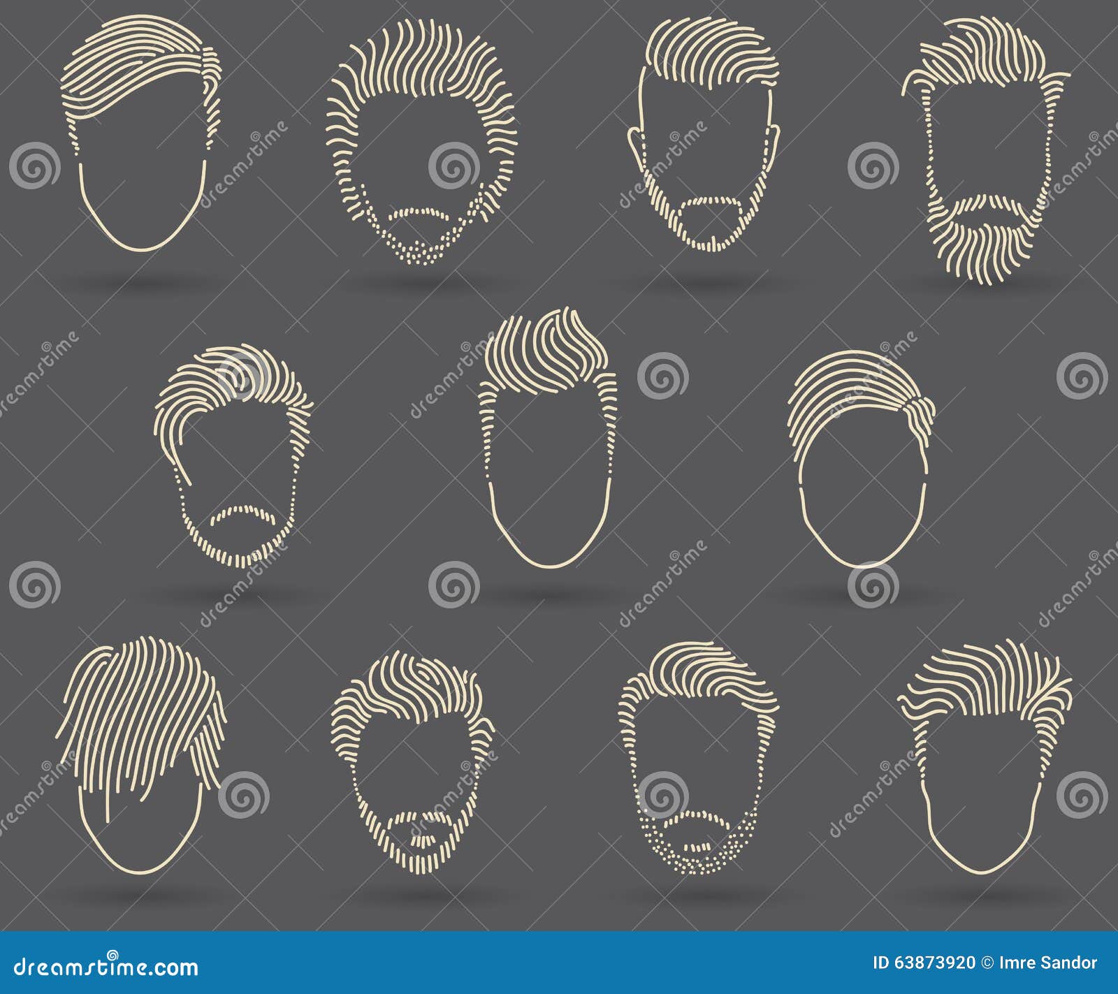Hand Drawing Men S Hair Style Set Stock Illustration - Illustration of design, elegant: 63873920 Hand Drawing Men S Hair Style Set Stock Illustration - Illustration of design, elegant: 63873920