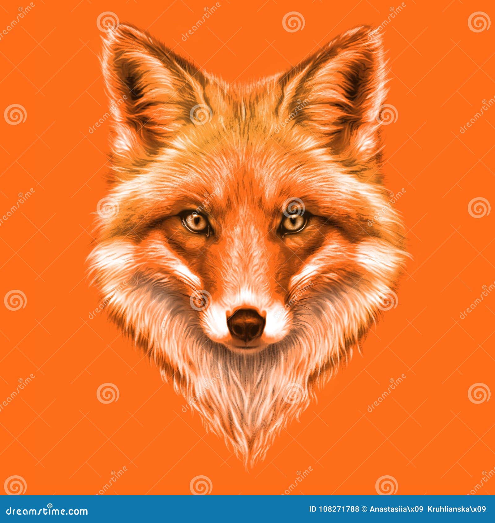 Buy Fox Art Original Red Fox Drawing  Fox Wall Art  Original Online in  India  Etsy