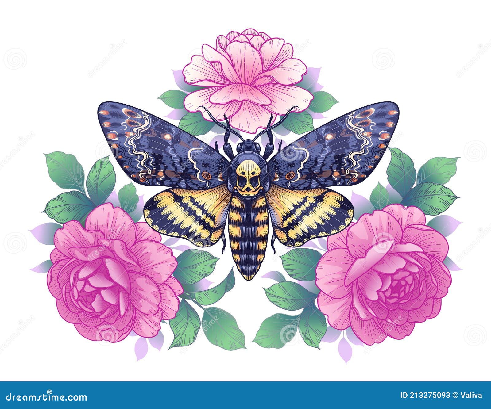 butterfly and rose tattoos designs