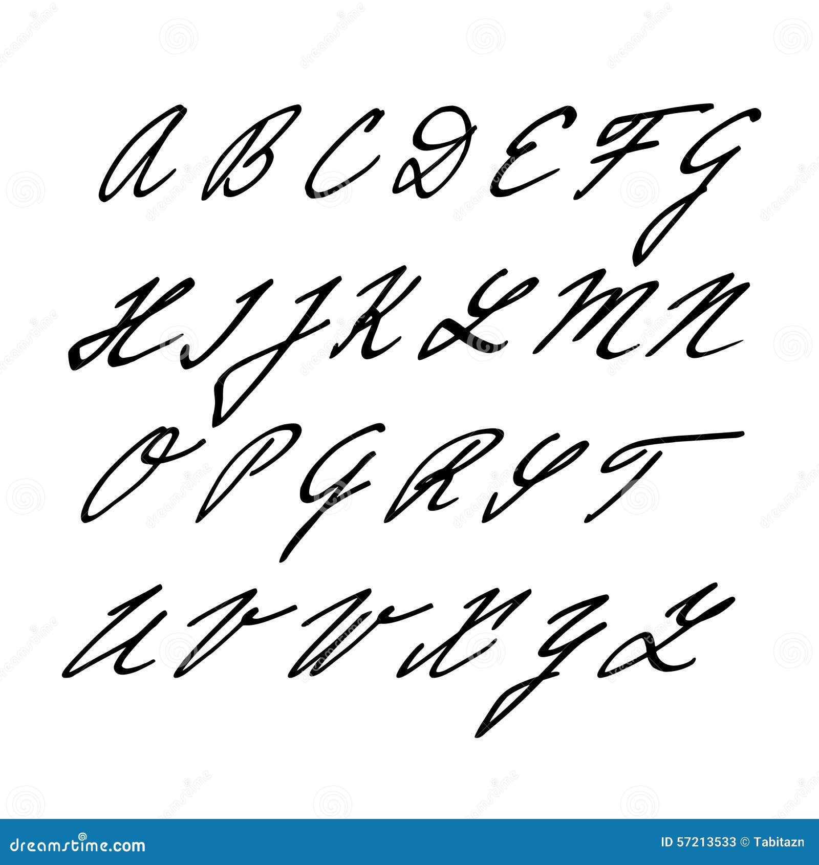 hand drawn alphabet, font,  upper case letters, initials