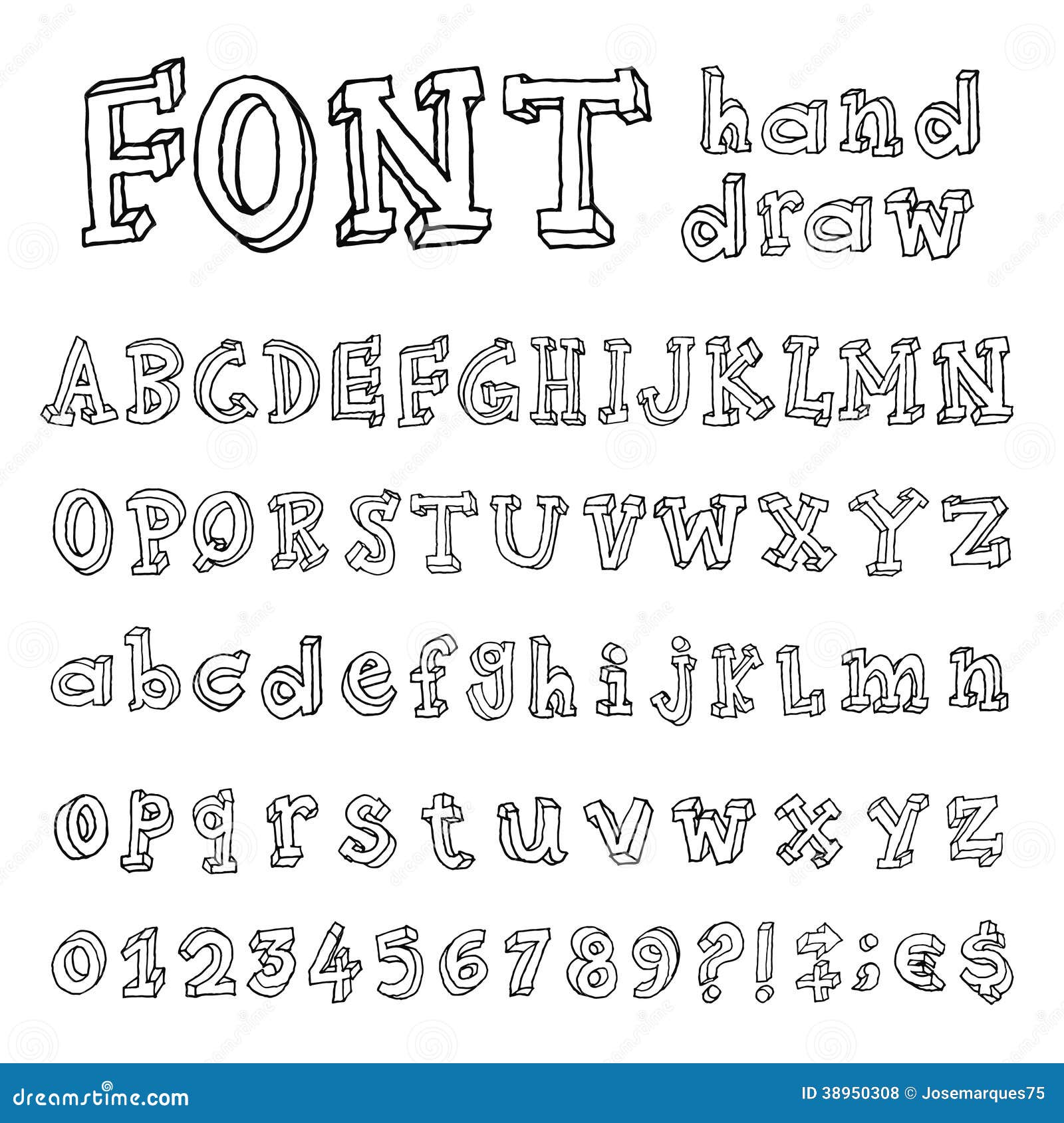 cool handwritten typography