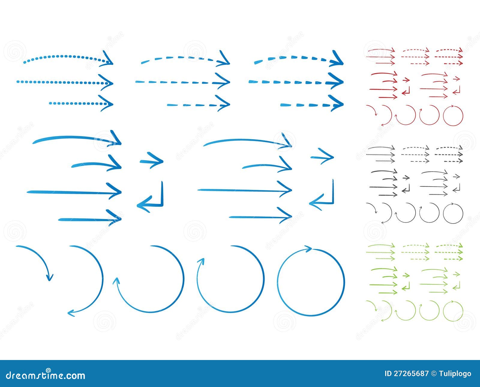 hand-drawn arrows in ink style