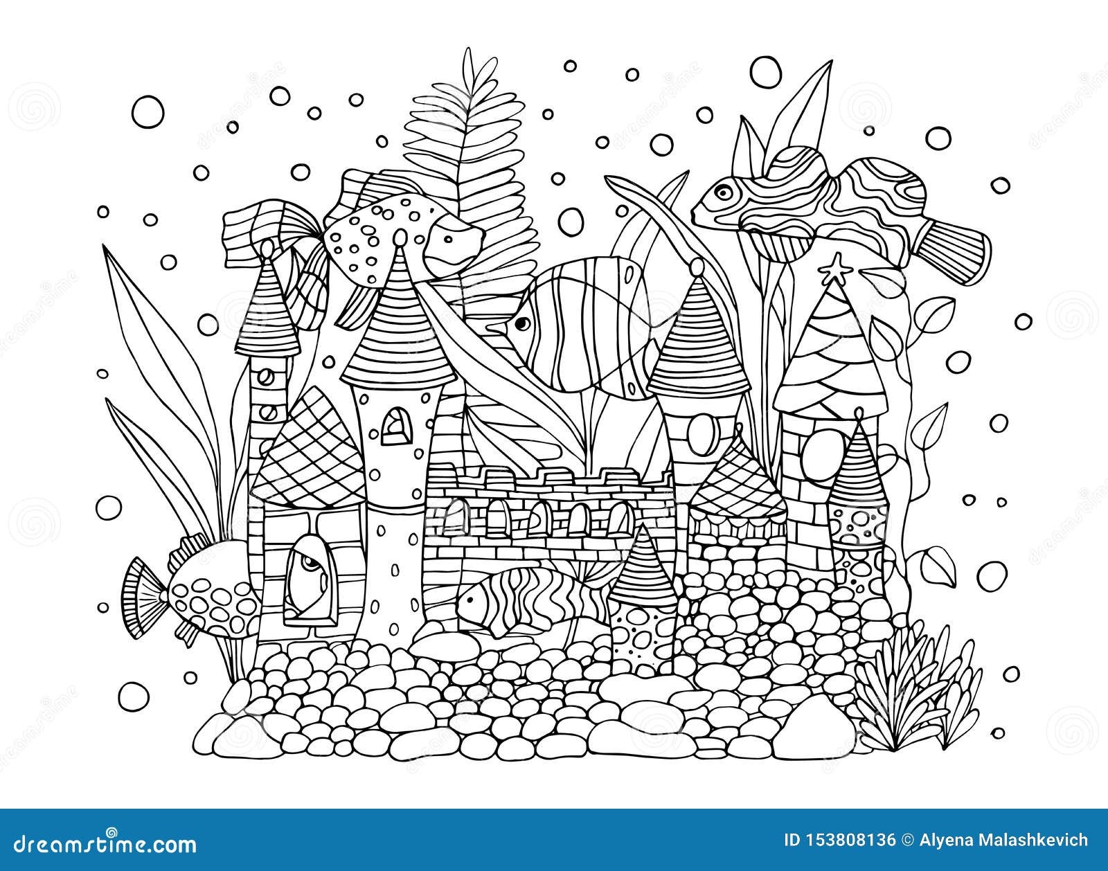 740 Aquarium Design Drawing HD