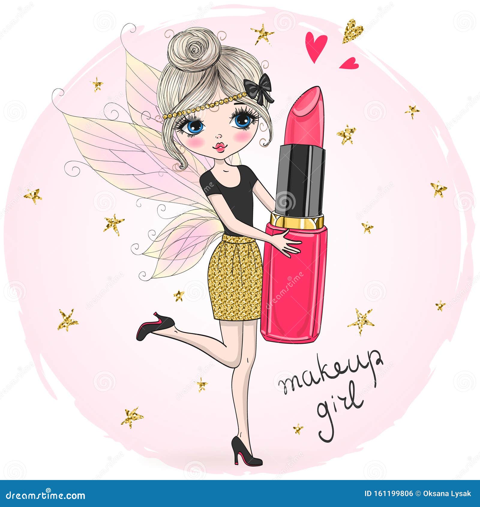 Cute Girl Doing Makeup Stock Illustrations – 146 Cute Girl Doing Makeup  Stock Illustrations, Vectors & Clipart - Dreamstime
