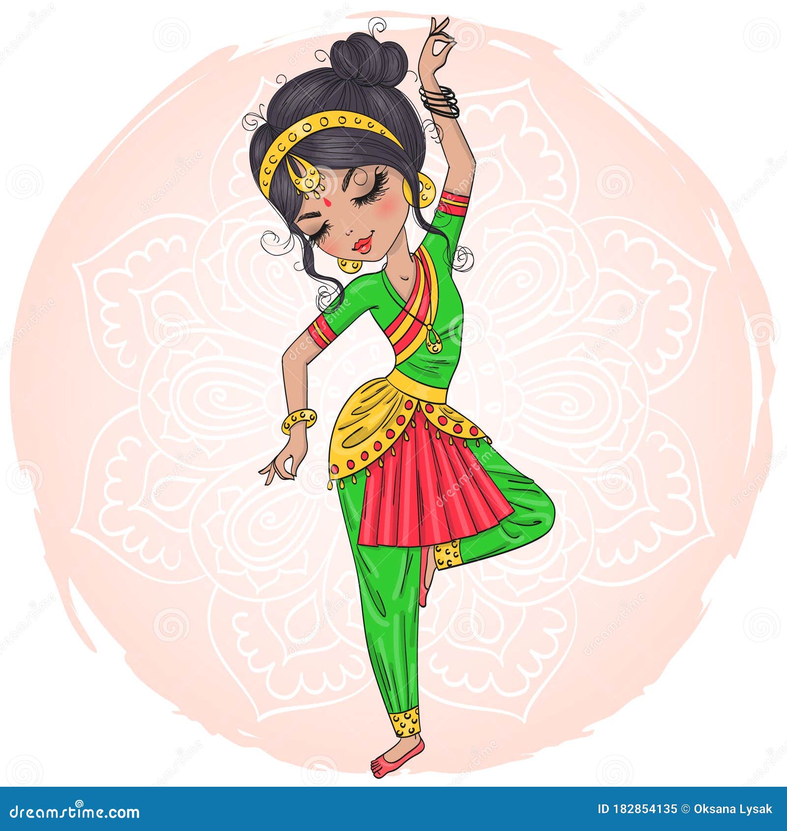 Ethnic Dance Cartoon Indian Girl Stock Illustrations – 286 Ethnic Dance  Cartoon Indian Girl Stock Illustrations, Vectors & Clipart - Dreamstime