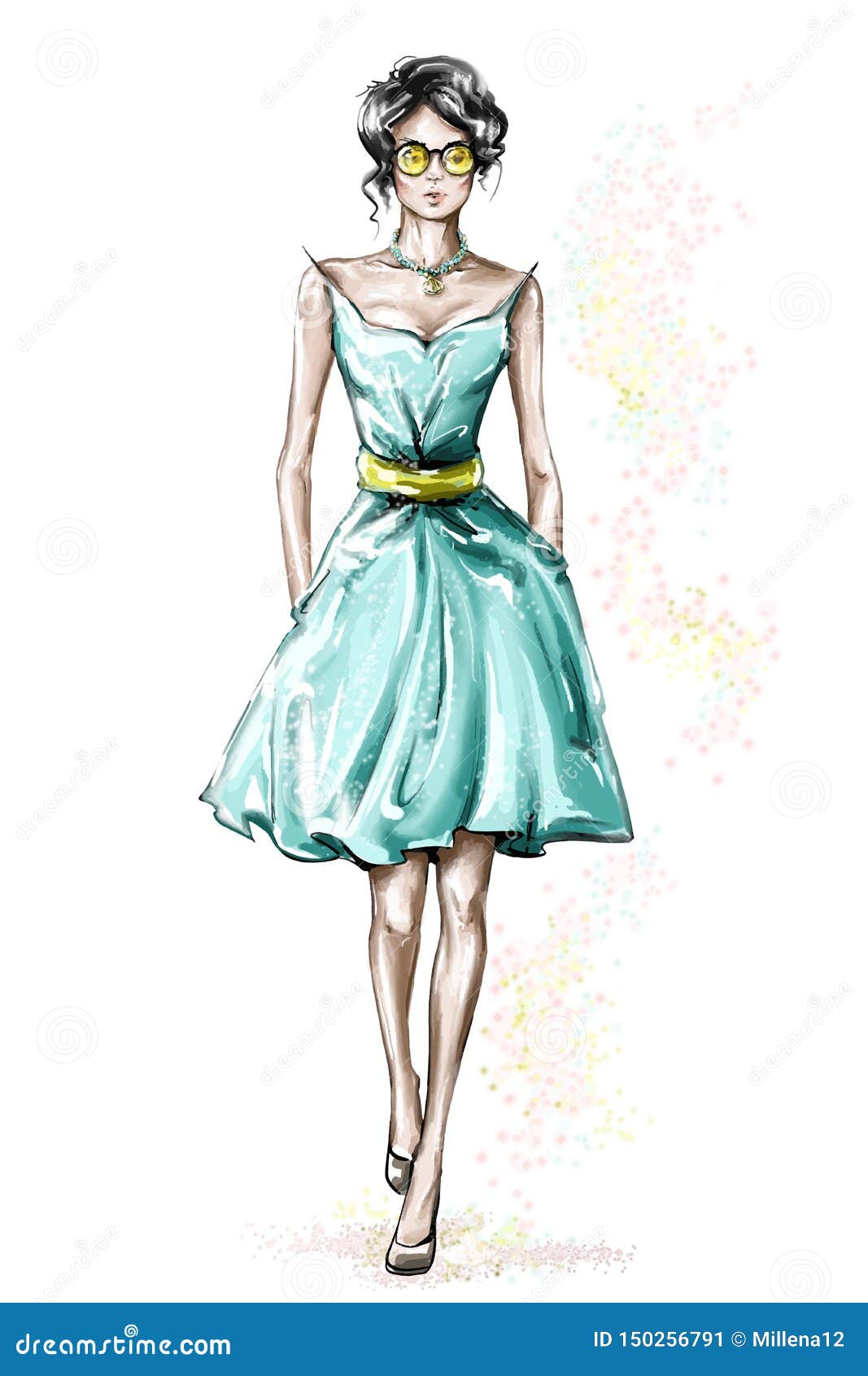 girl in dress