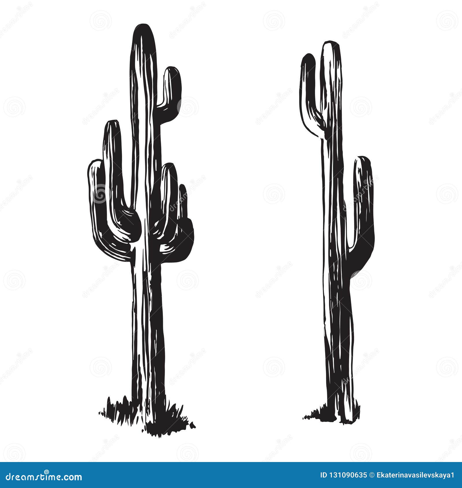 desert clip art black and white