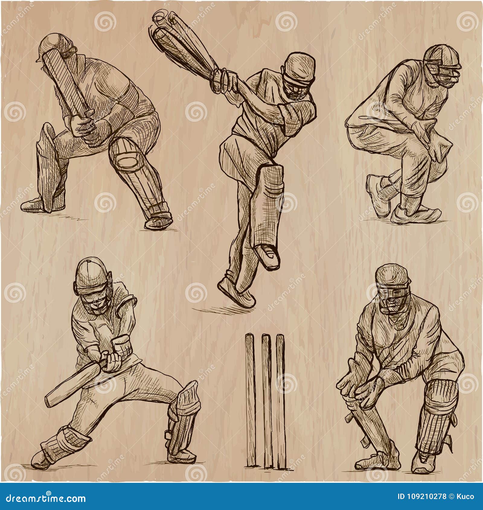 Cricket Drawing by Noriko Thomas | Saatchi Art