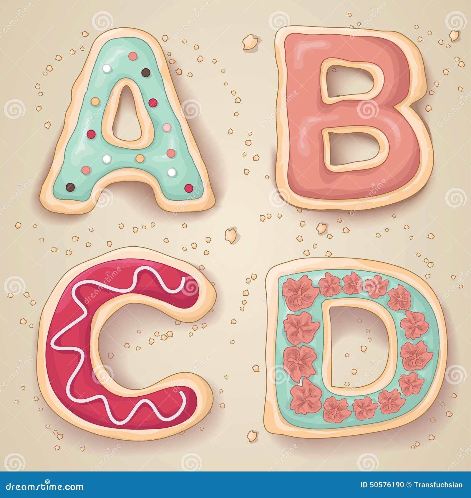 Edible Letters Stock Illustrations – 338 Edible Letters Stock  Illustrations, Vectors & Clipart - Dreamstime