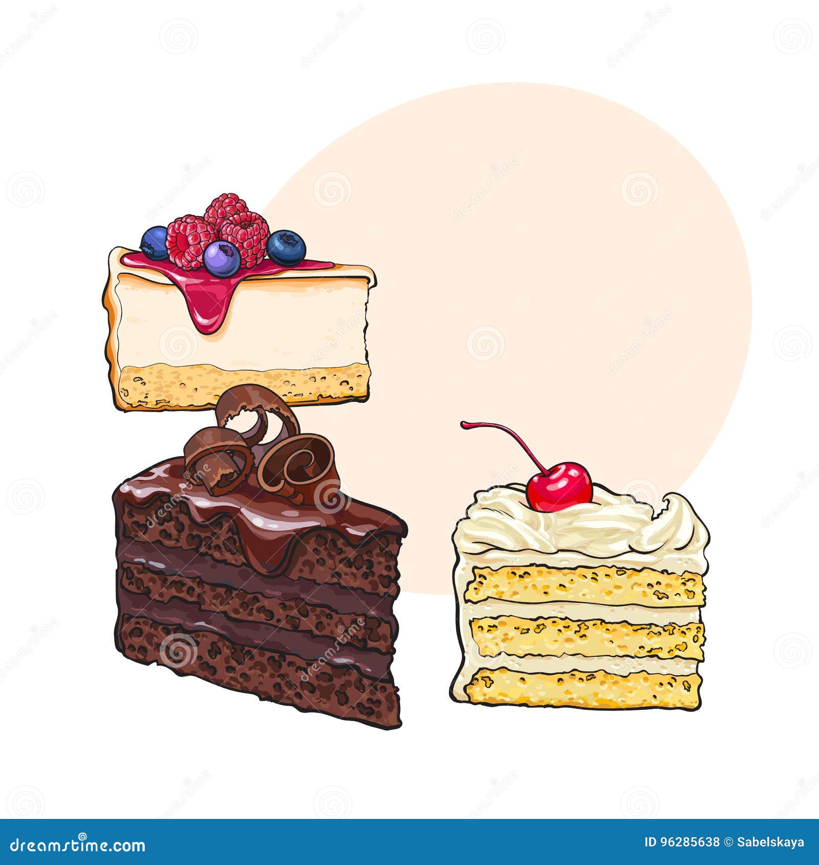 Cake Slice Drawing Art  Drawing Skill