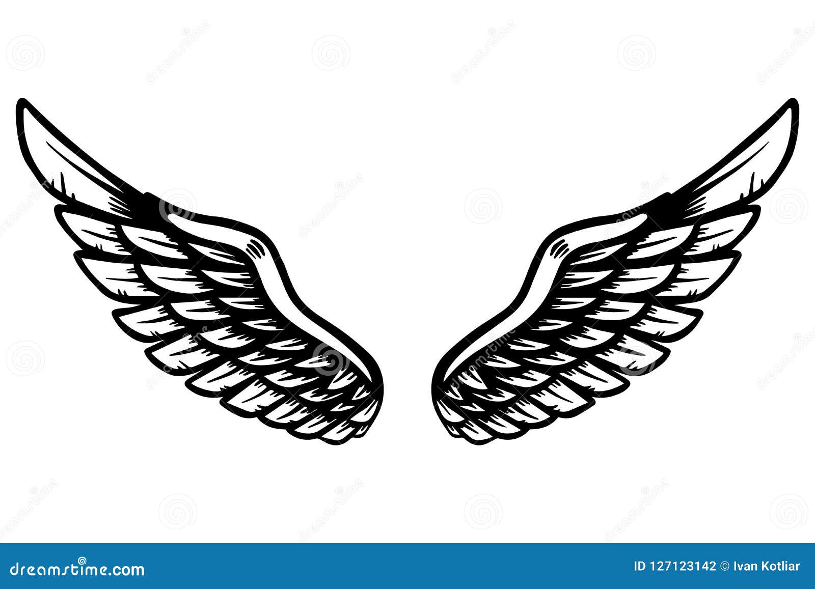 Eagle Wings Stock Vector Illustration and Royalty Free Eagle Wings Clipart