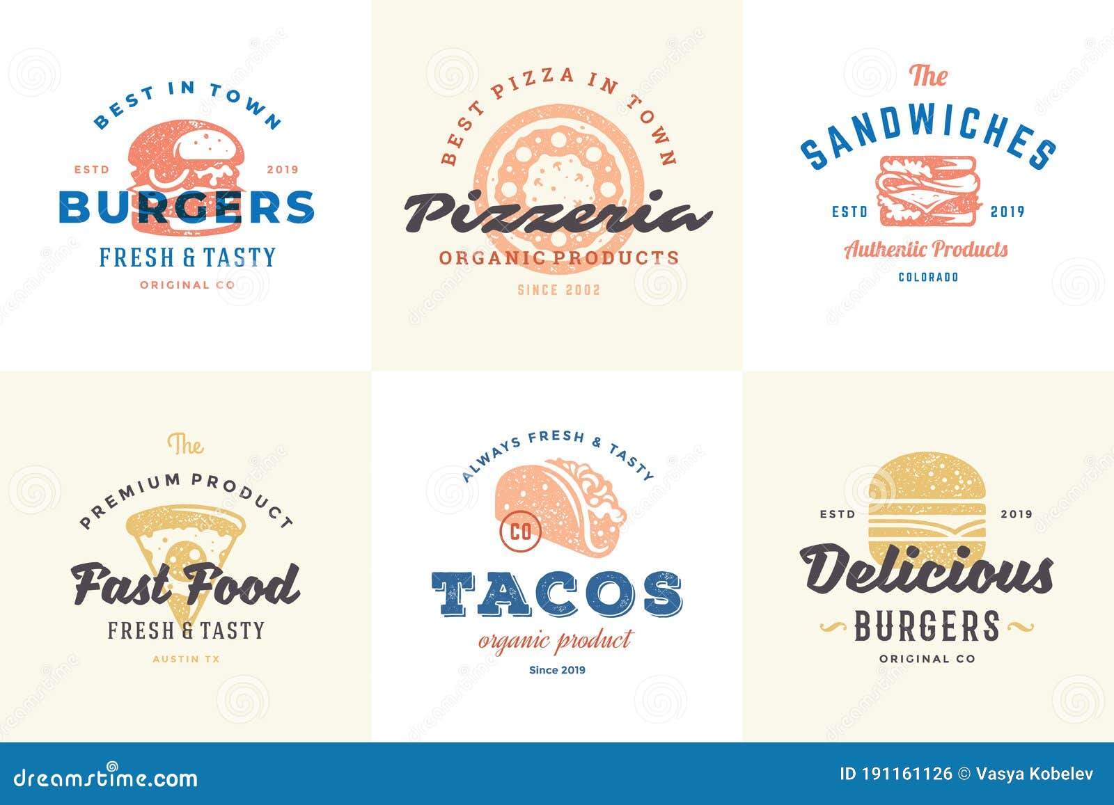 modern vintage logos