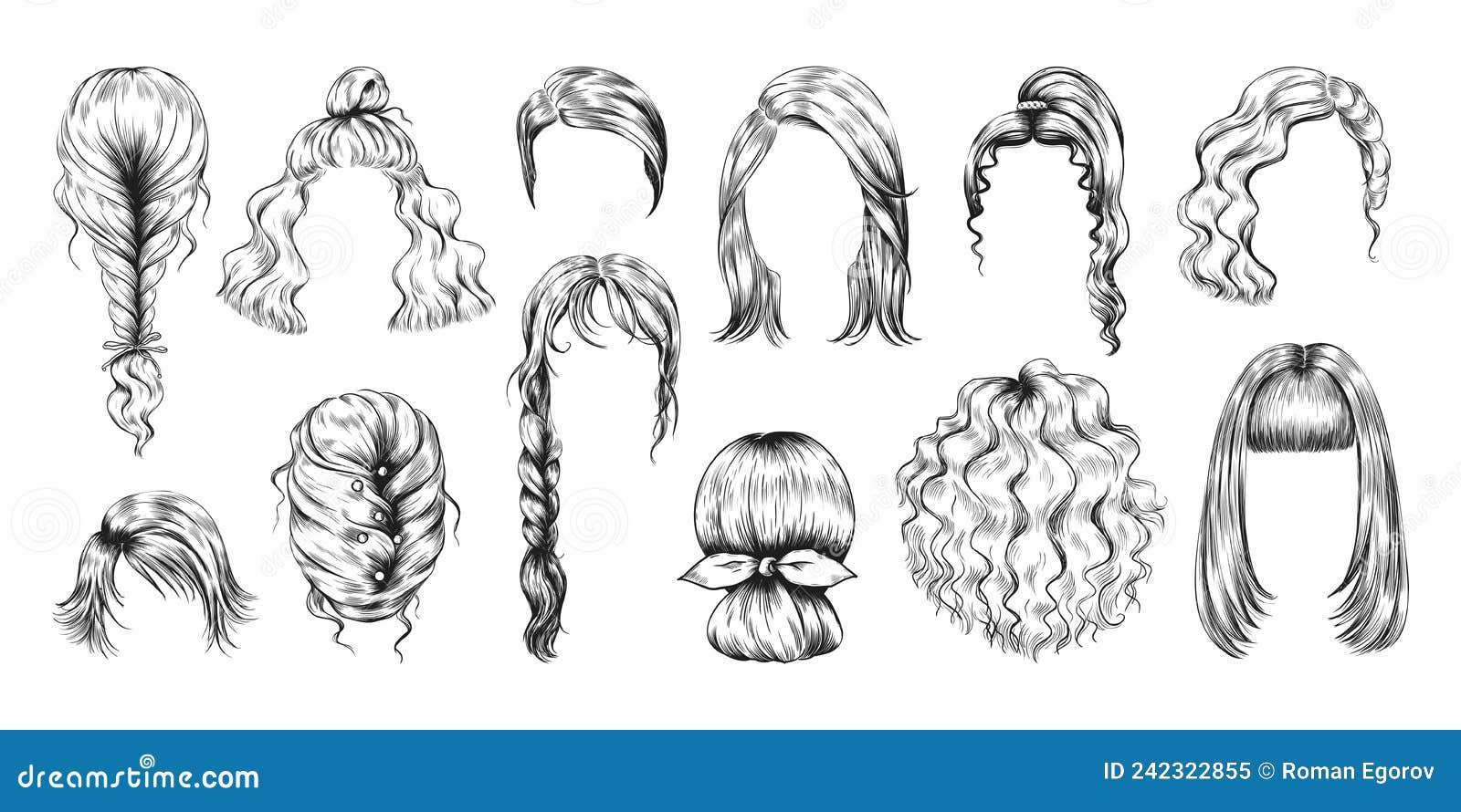 30 Girl Hair Drawing Ideas and References  Beautiful Dawn Designs