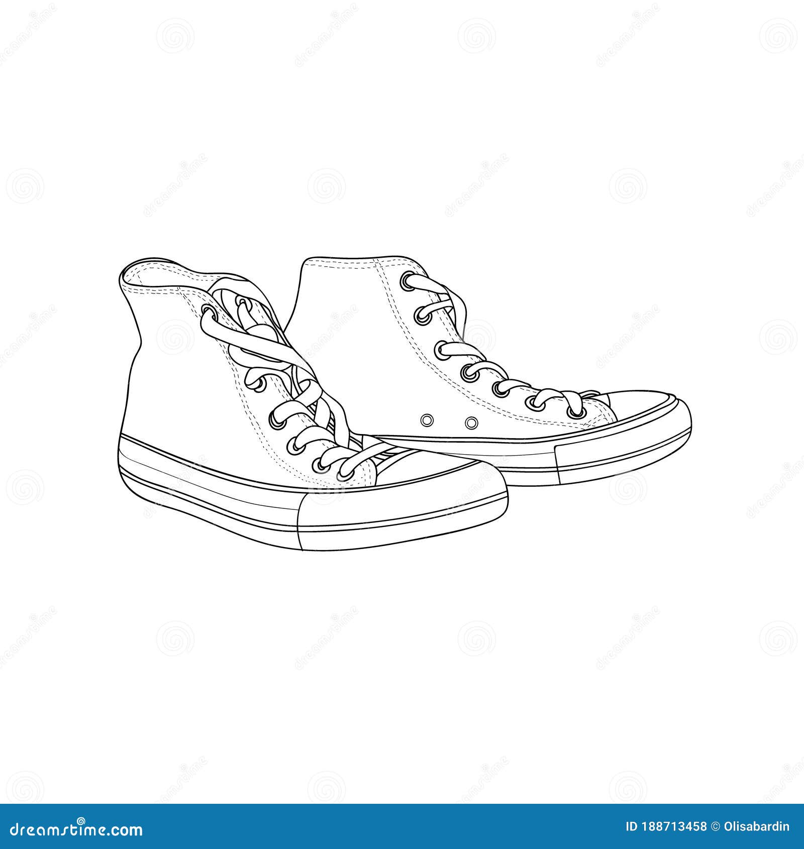 converse all star drawing