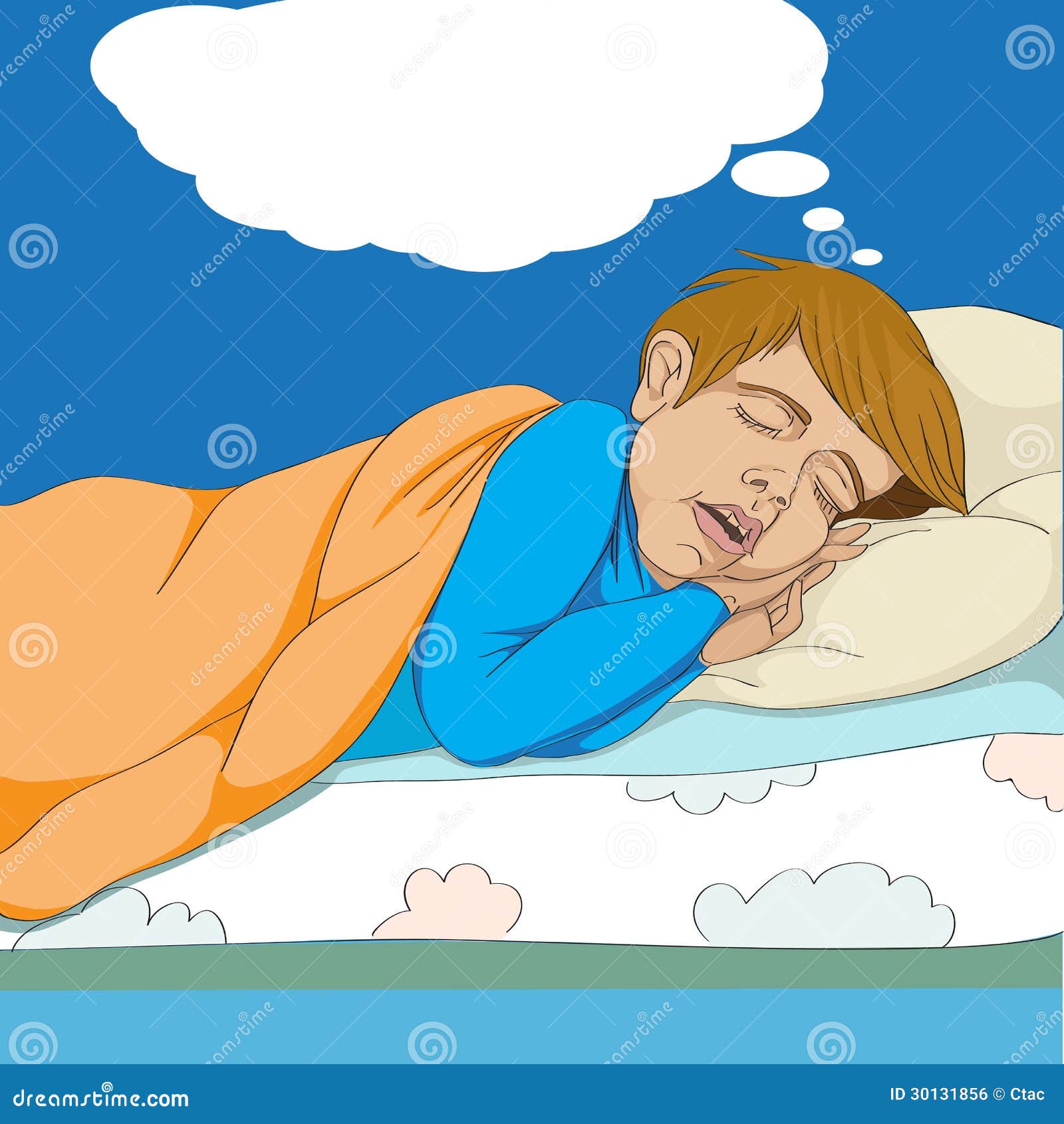 Kid Dreaming Royalty Free Stock Image Image 30131856