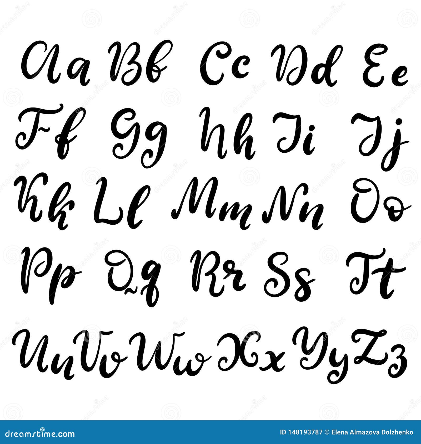 hand lettering fonts