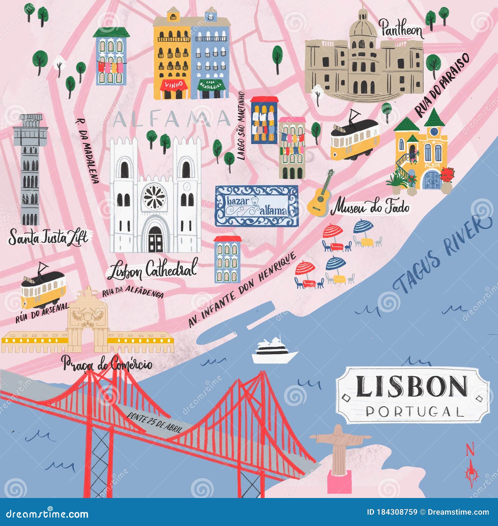 Map of Lisboa