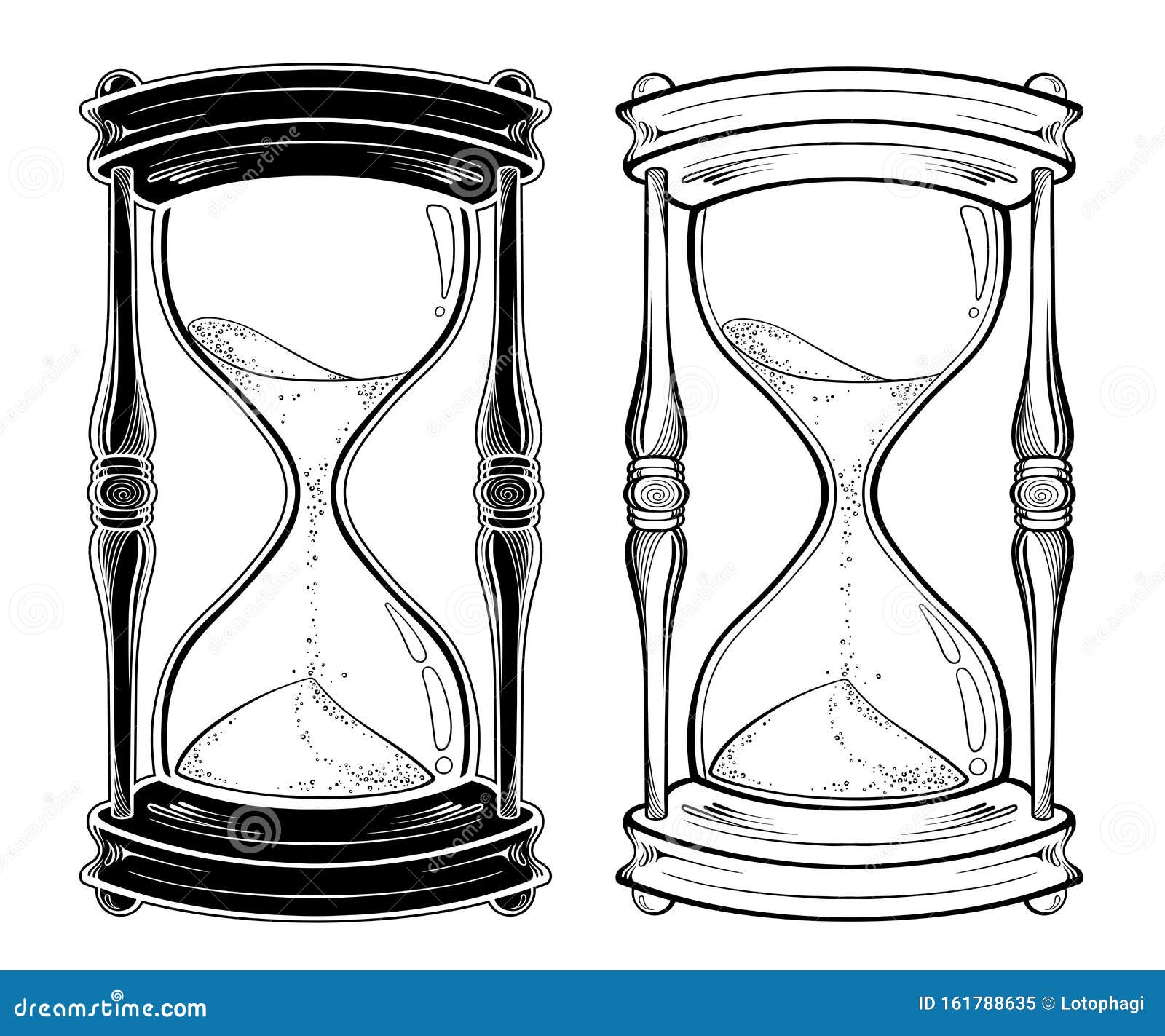 Hourglass Tattoo Vector Images over 140