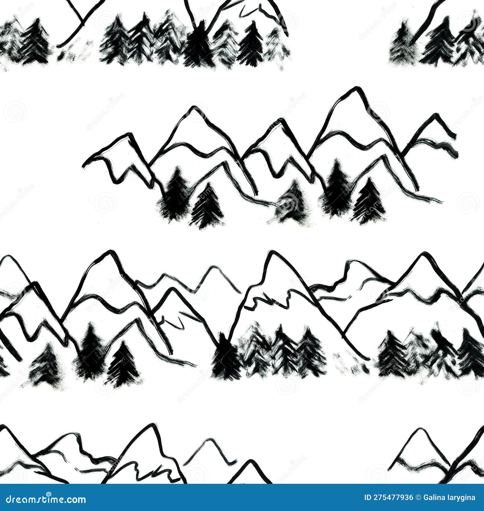 Mountain Sketch Art by IdoThingsIswear on DeviantArt