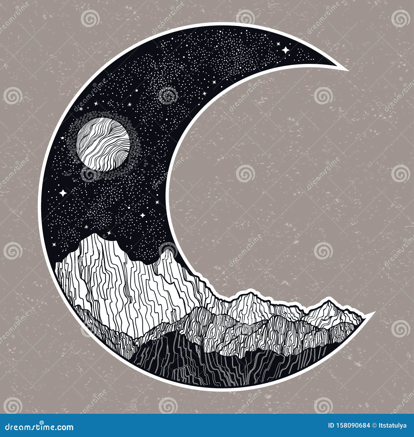 Amazoncom  2 Sheets 73 Pcs Moon Star Mountain Constellation Tattoo  Mountain Tattoo Temporary Temp Tattoos Moon Tattoo Temporary American  Traditional Temporary Tattoos For Kids Adults Men And Women  Beauty   Personal Care