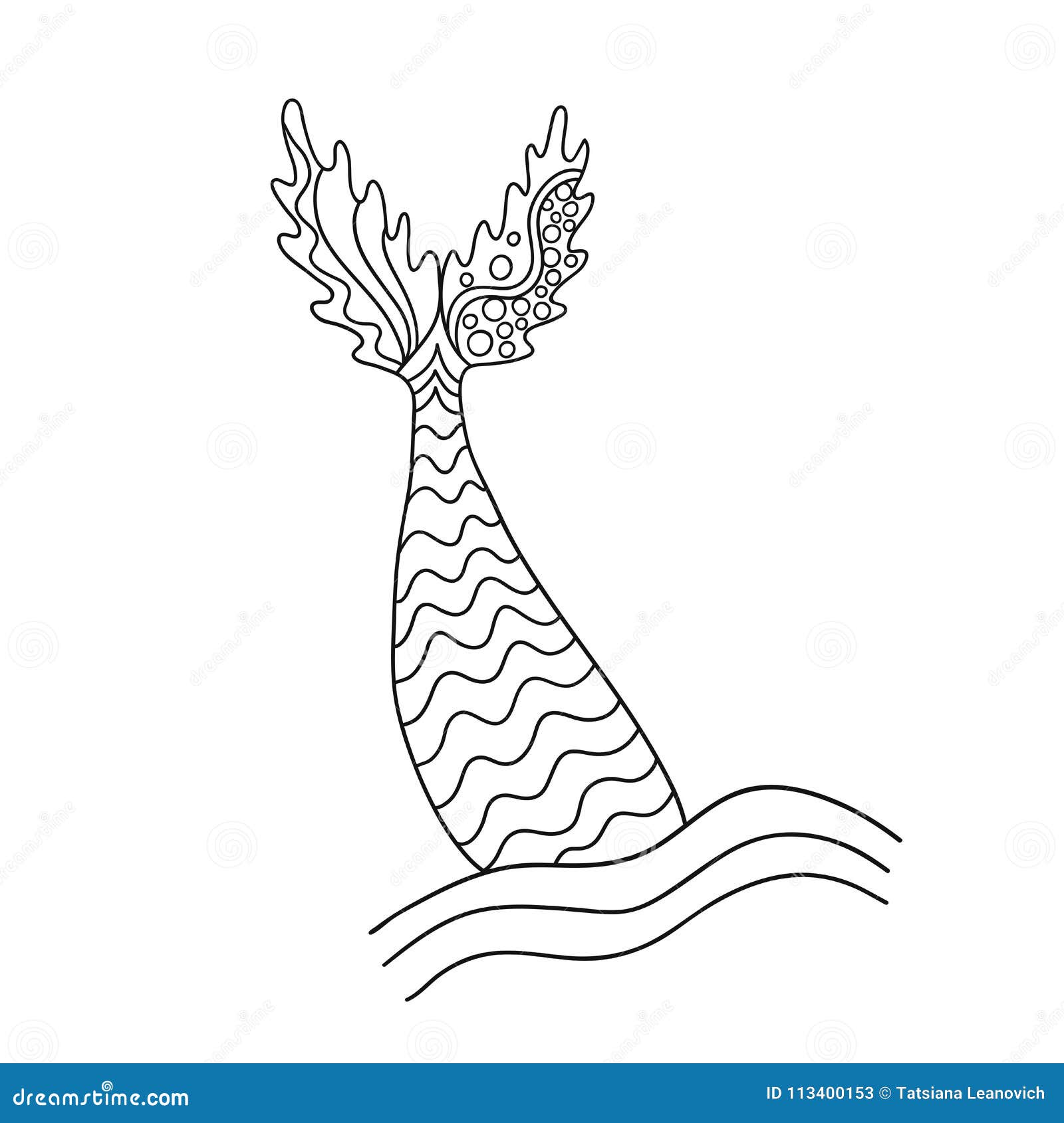 Free Free 350 Mermaid Tail Outline Svg SVG PNG EPS DXF File