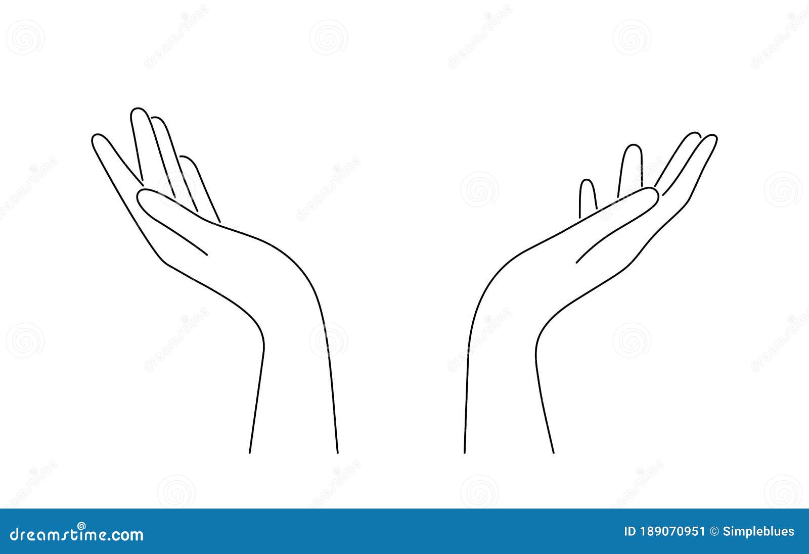 Cupped Hand Outline Stock Illustrations 163 Cupped Hand Outline Stock Illustrations Vectors Clipart Dreamstime