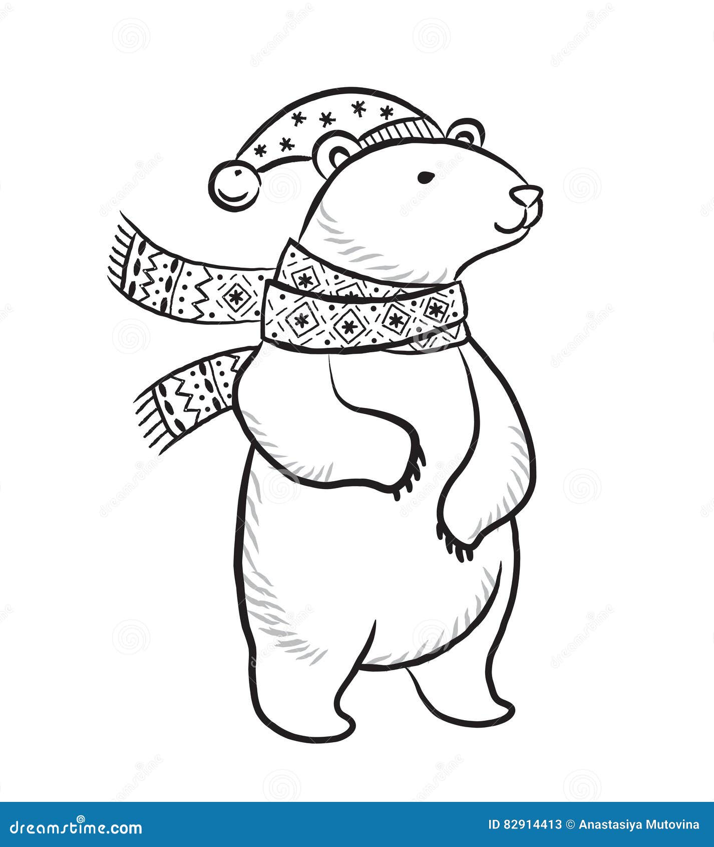 printable coloring pages polar bear