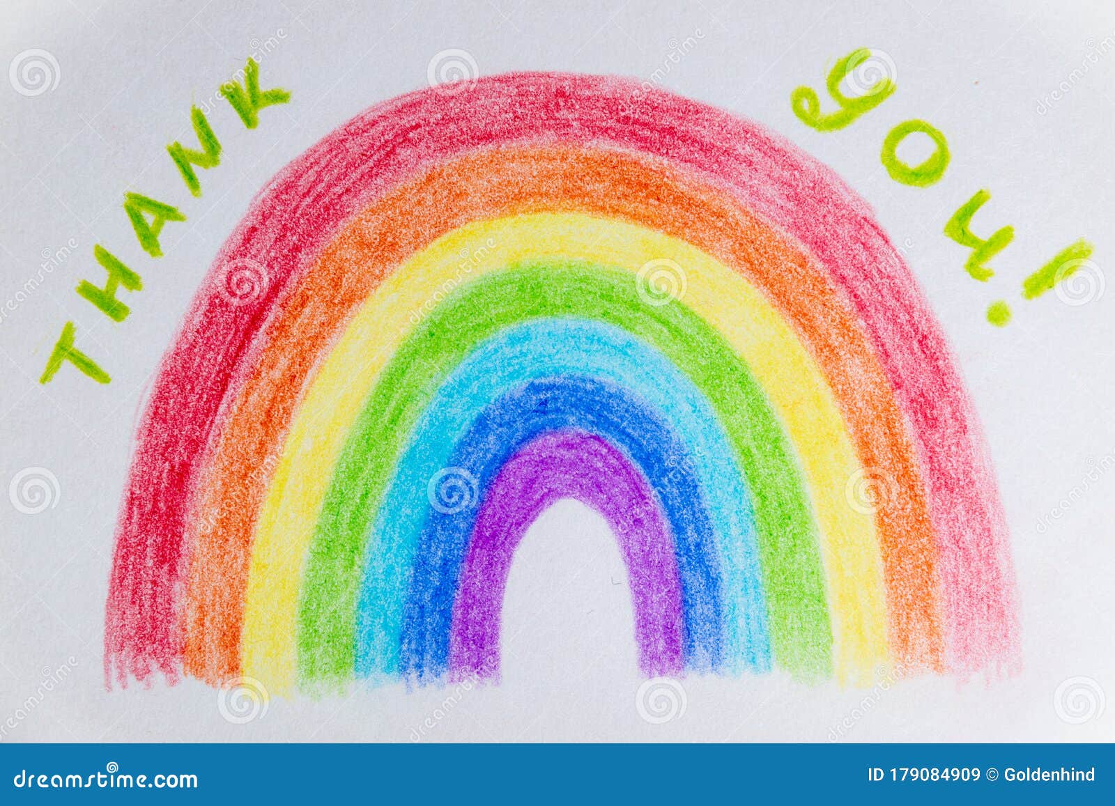 the hand drawn rainbow poster. thank you nhs staff for your service in face of worldwide coronavirus crisis concept