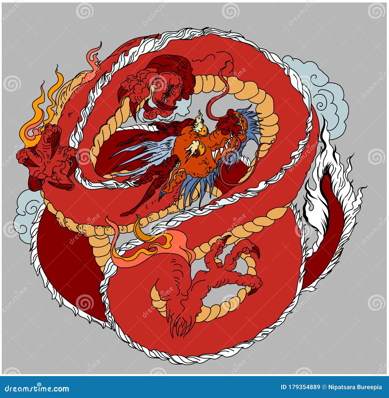 Golden Dragon Tattoo Design PNG Images  PSD Free Download  Pikbest