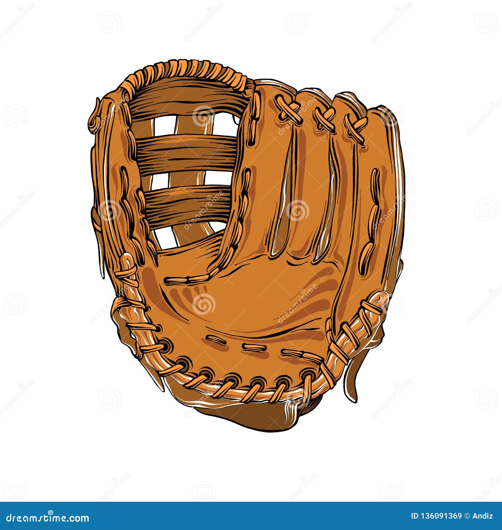 Catchers Mitt Clipart Transparent PNG Hd, Icon Retro Style