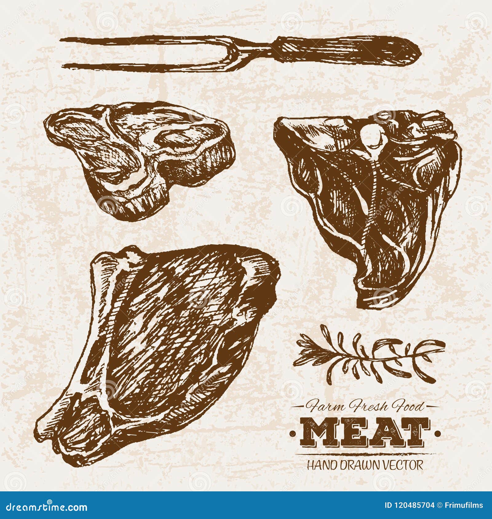 Мясо эскиз