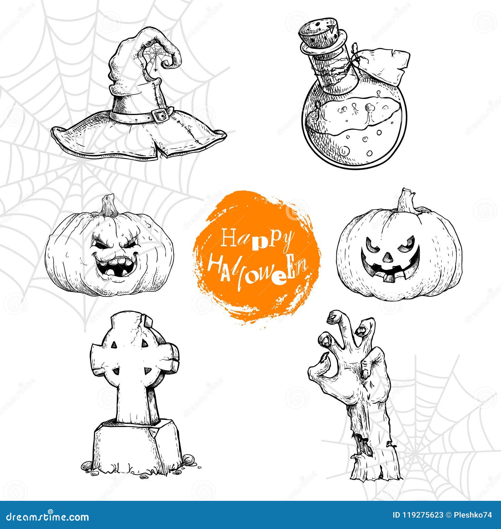 Happy Halloween эскиз