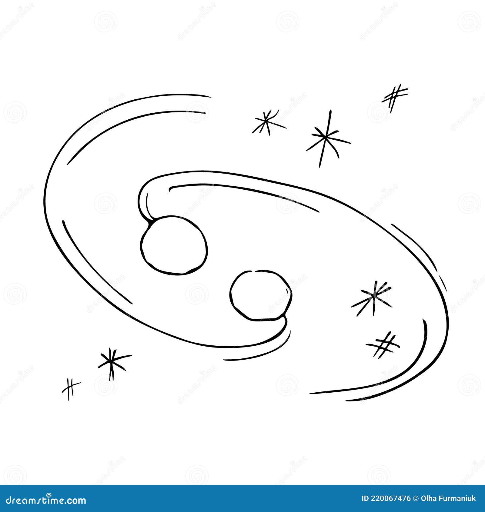 Space doodles sketch space planets hand drawn celestial bodies earth  sun and moon universe space planets vector  CanStock