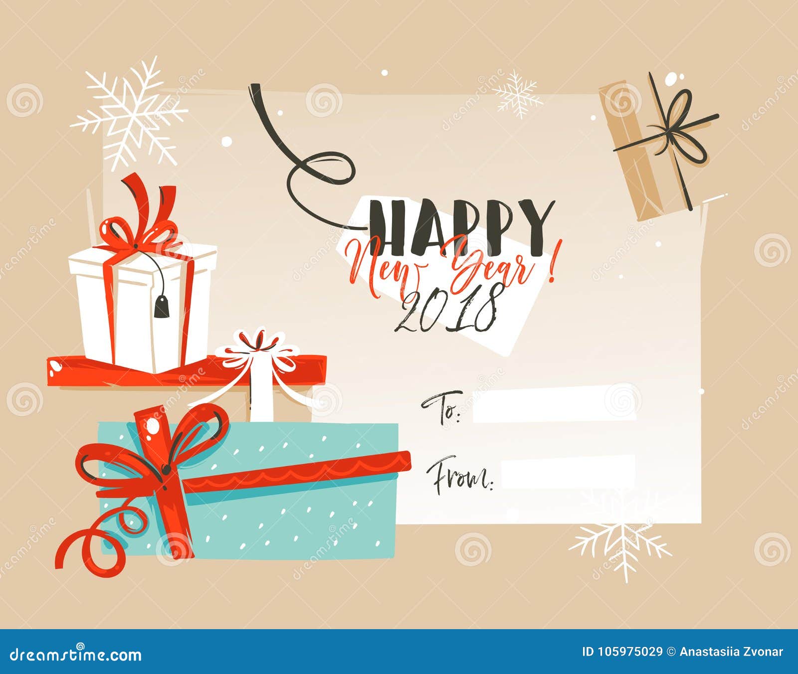 Happy New Years Card Template from thumbs.dreamstime.com