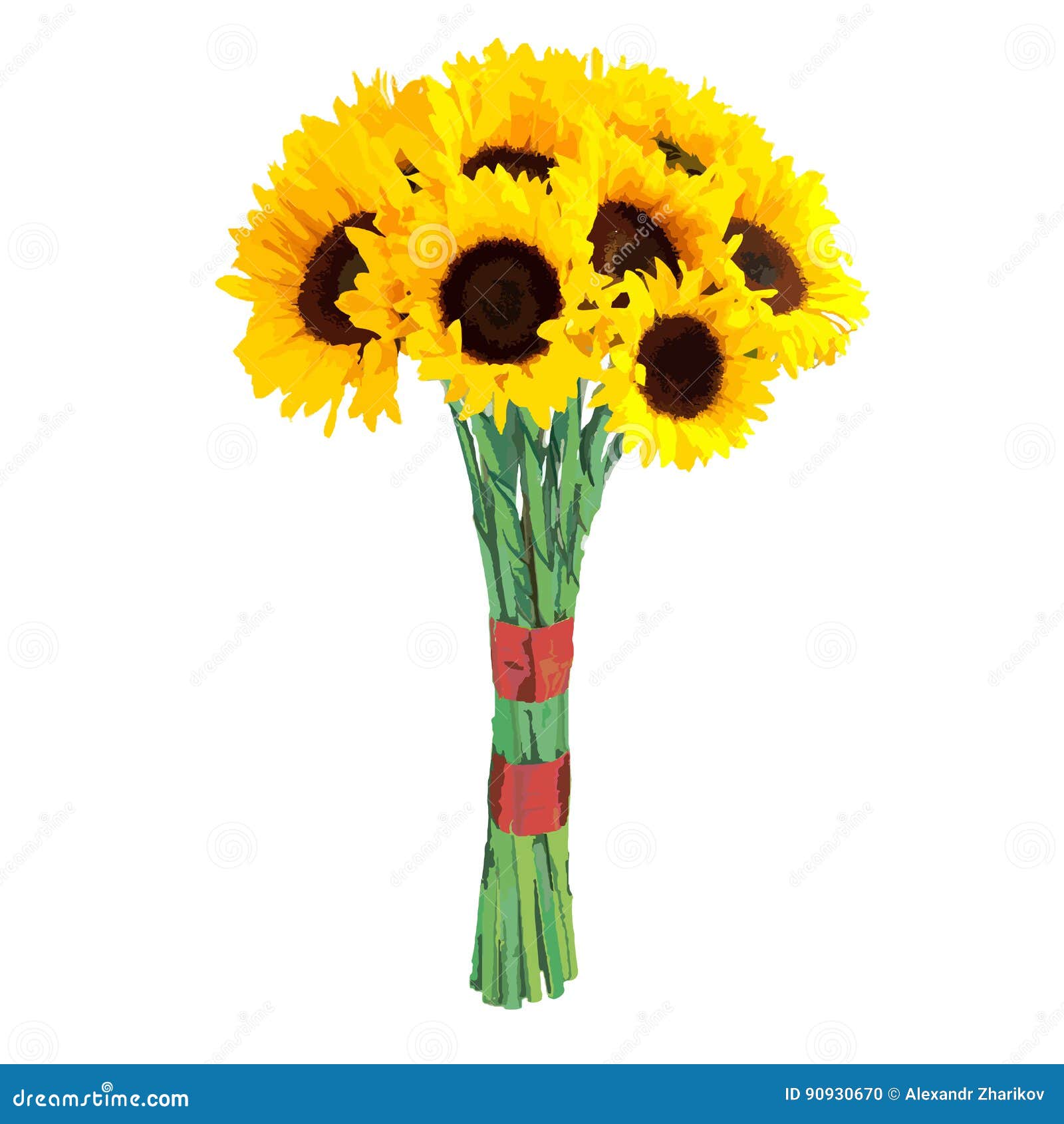Download Hand-drawn Vector Illustration Of Sunflower - Heliantus ...