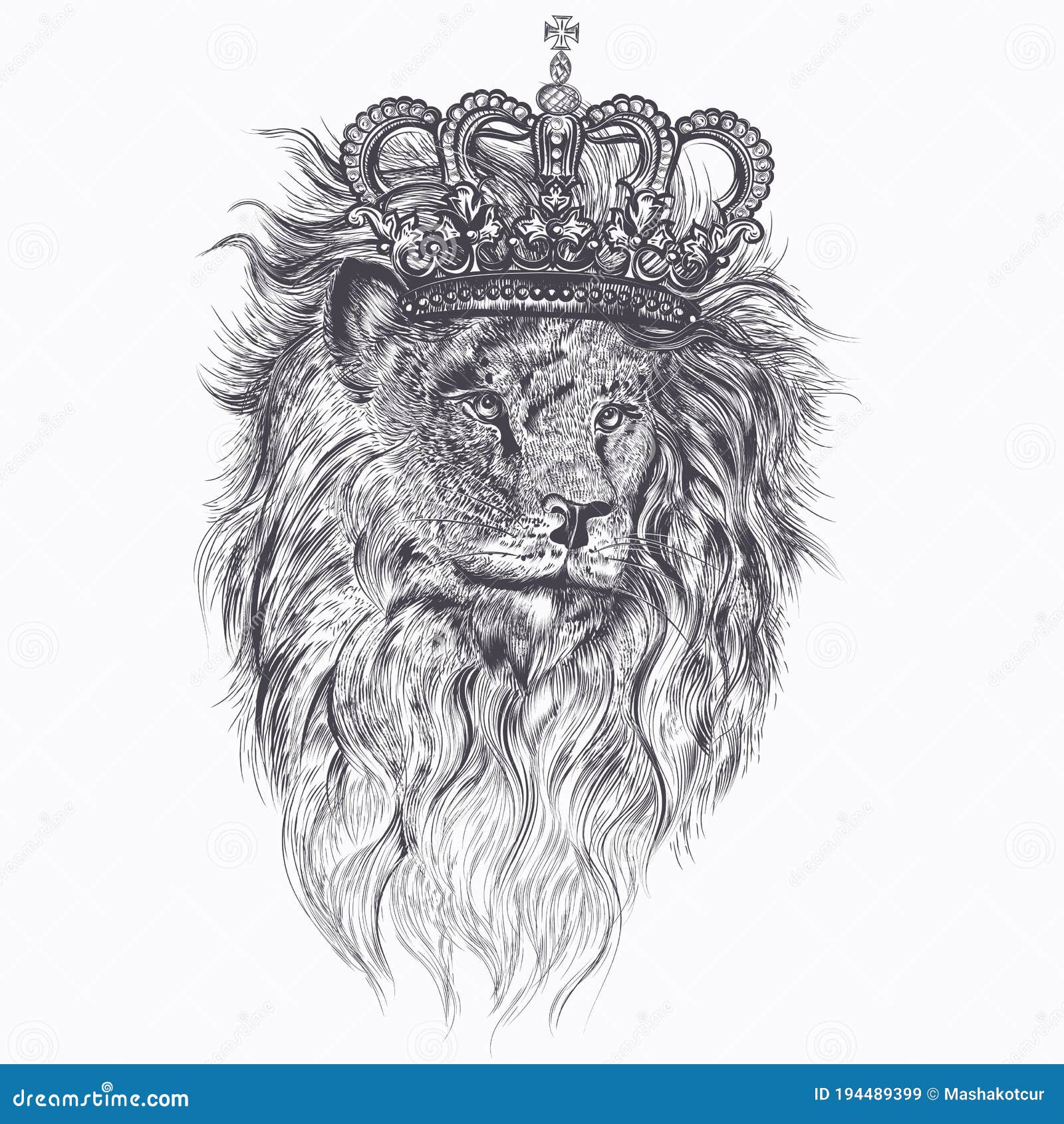 King Crown Tattoo Design – Irfan Ali Tattooz