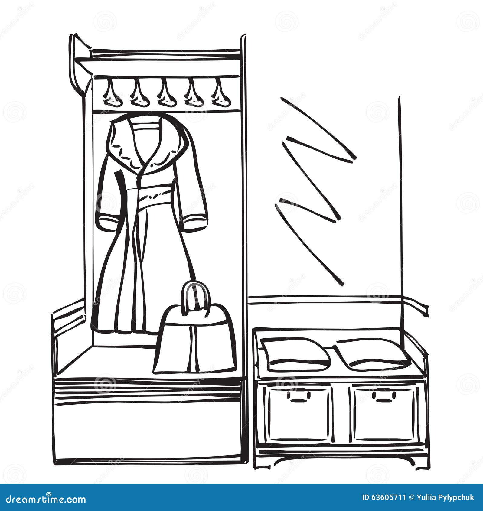 Download M/closet Wardrobe Coloring Page Coloring Pages