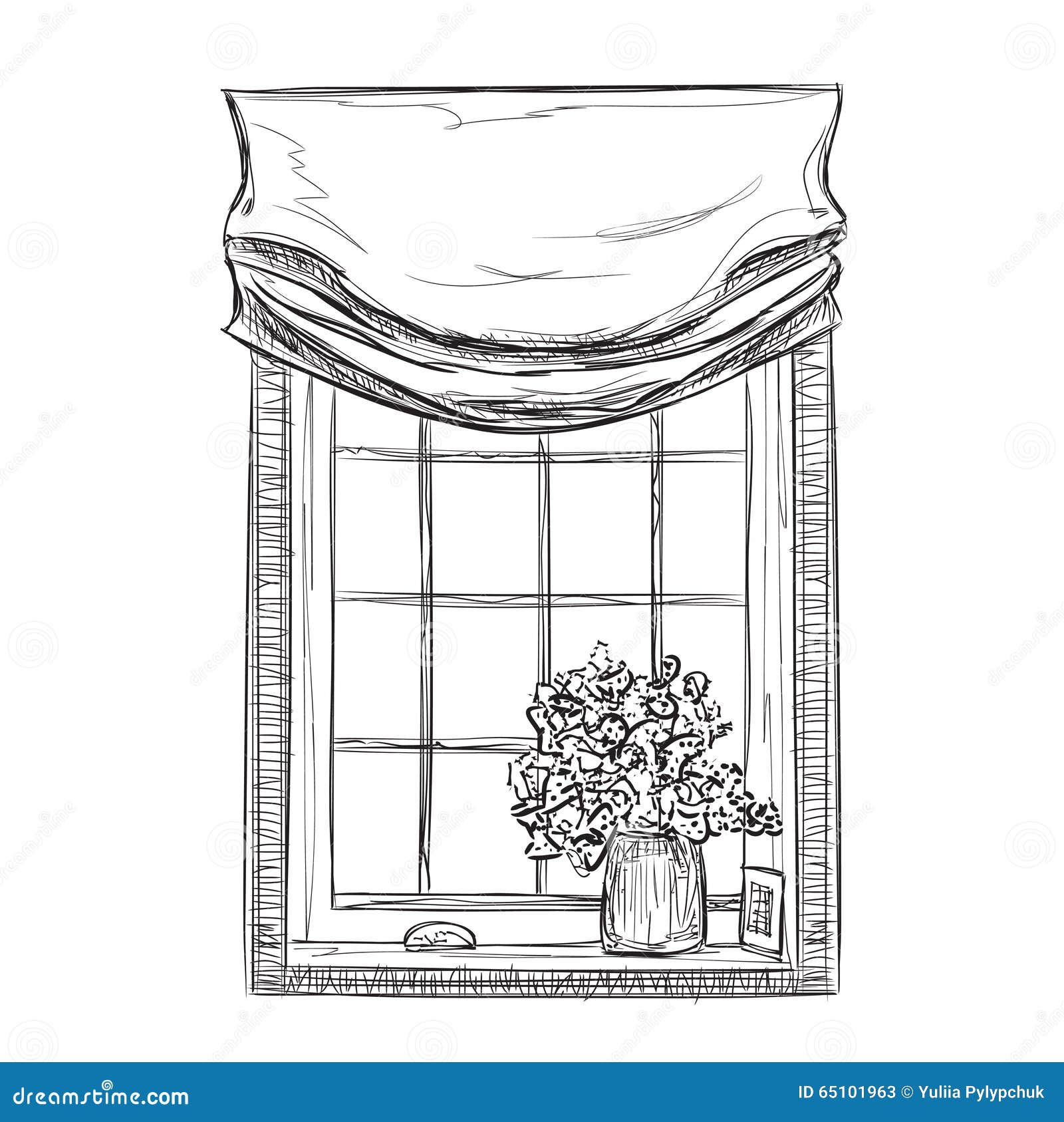 Hand Drawn Windows Sketch Stock Vector Image 65101963