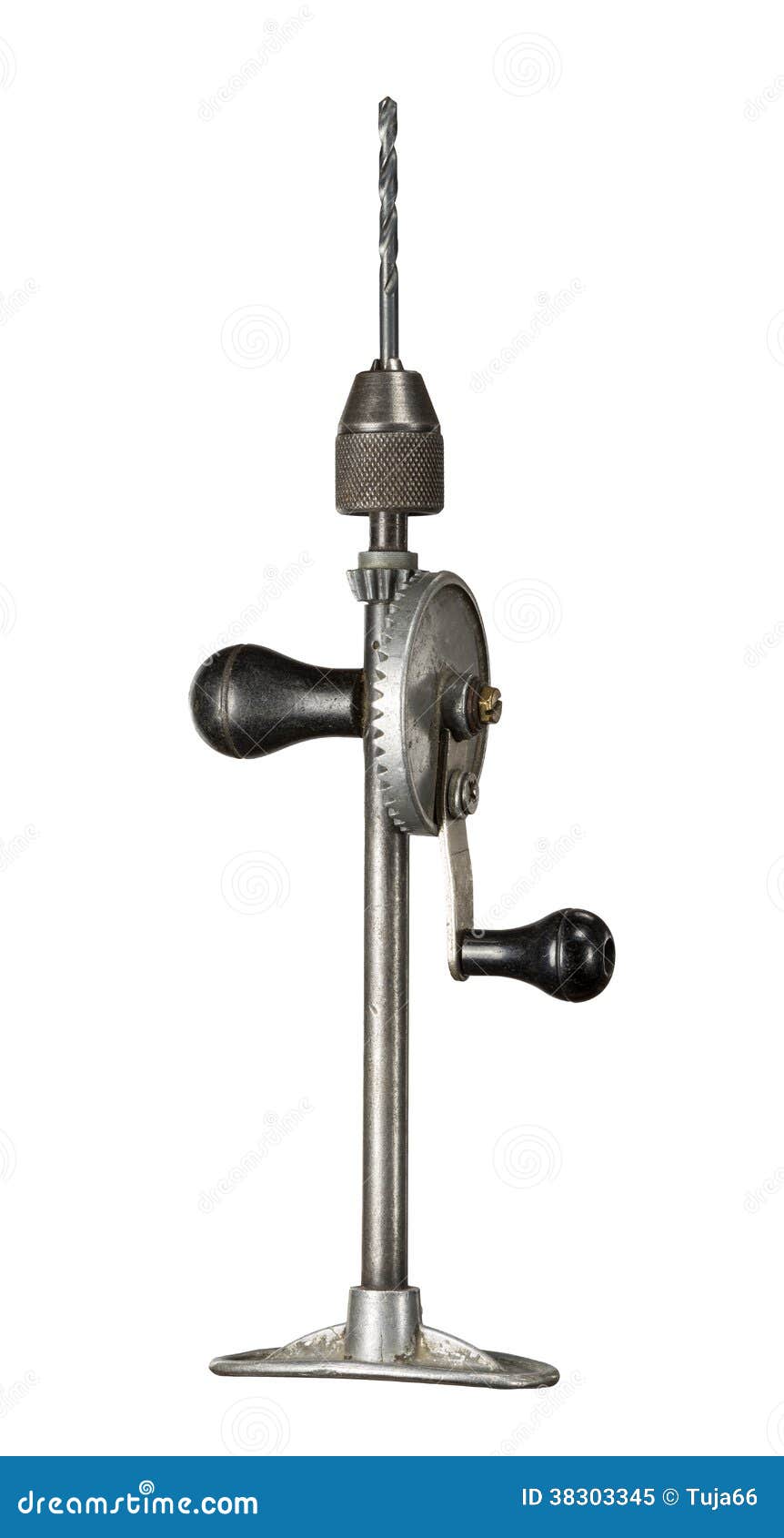 Hand drill stock image. Image of repair, equipment, drill 38303345