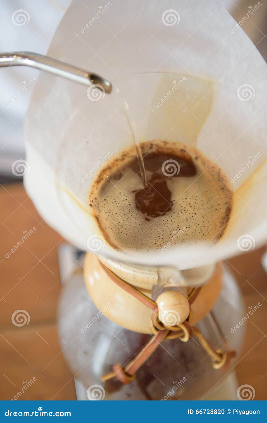 Hand drip coffee stock photo. Image of beverage, cafe 66728820